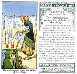 &39;वॉशरवूमन गाँव के दोषों को जानता है&39;, 1932
